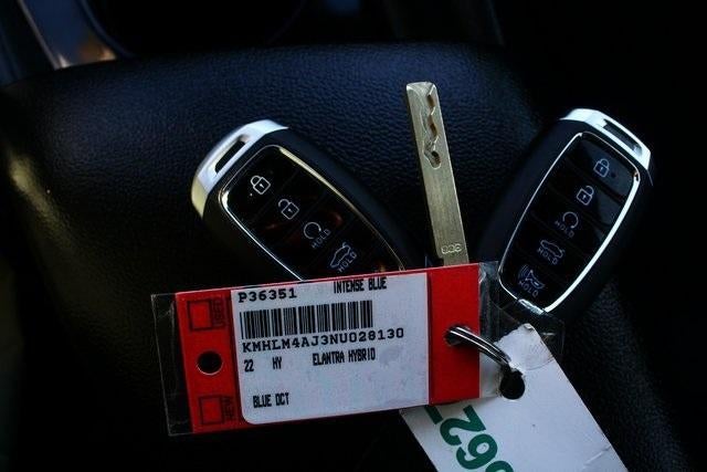 2022 Hyundai Elantra Hybrid Blue