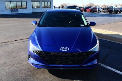 2022 Hyundai Elantra Hybrid Blue