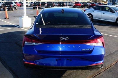 2022 Hyundai Elantra Hybrid Blue