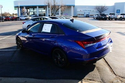 2022 Hyundai Elantra Hybrid Blue