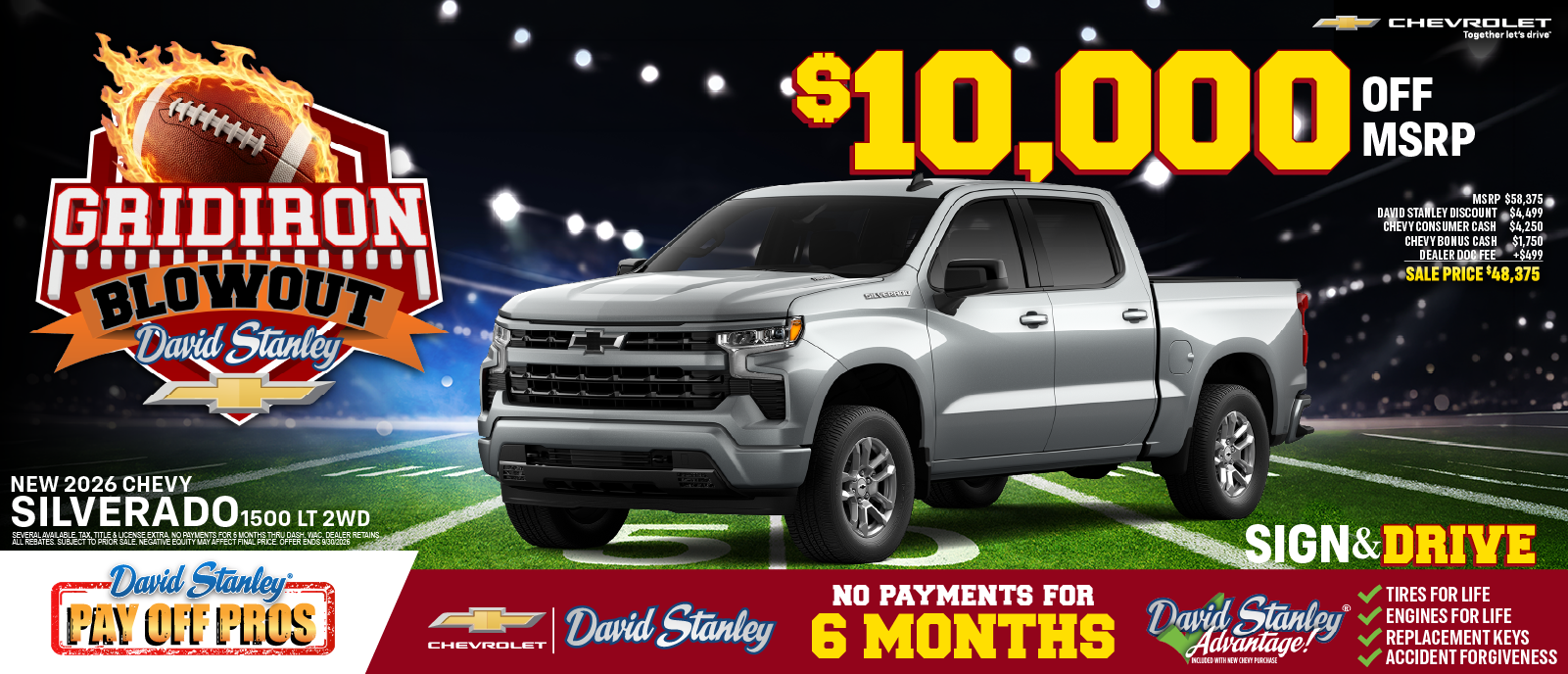 GRIDIRON BLOWOUT